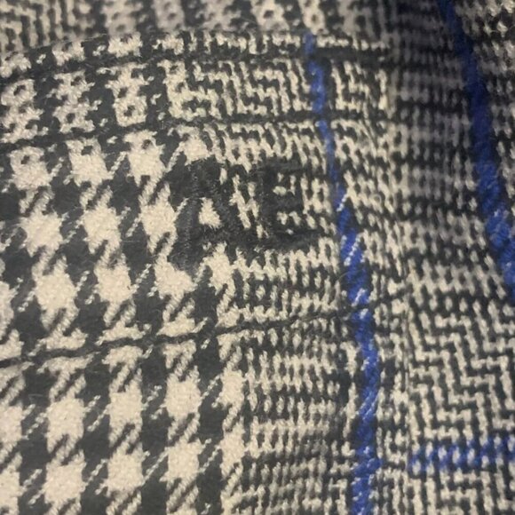 Women AMERICAN EAGLE OUTFITTERS Plaid Mom Shorts High‎ Waisted Paperbag Size 00 - Picture 5 of 5